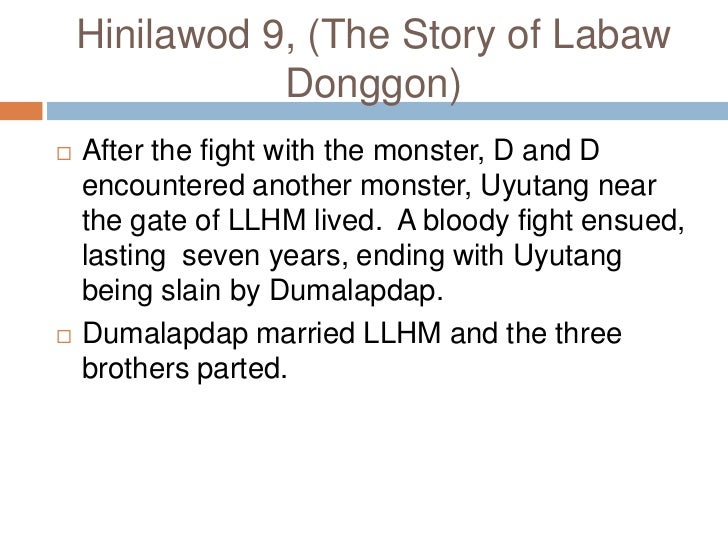 Labaw donggon analysis labaw donggon banghay aralin